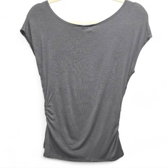 Panhandle Slim Large Gray Sequin Lace Western Top Cowgirl Glam Boho Country Chic - Picture 2 of 4